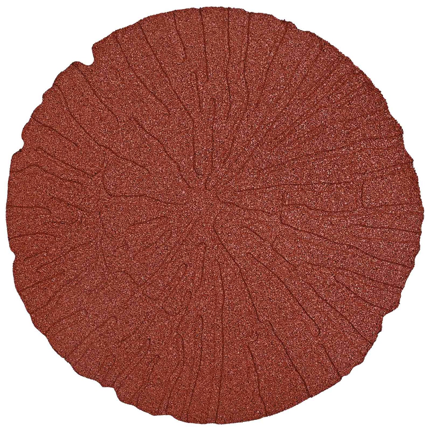 Pietra da Passo 6 pcs Rosso Ø 45 x 1,8 cm Gomma