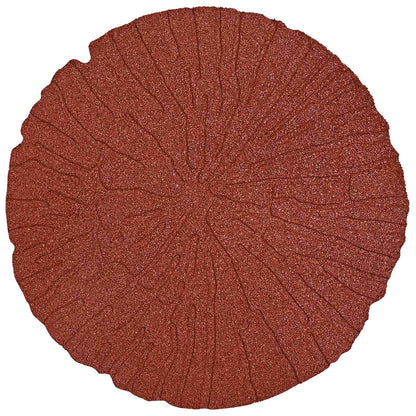 Pietra da Passo 6 pcs Rosso Ø 45 x 1,8 cm Gomma