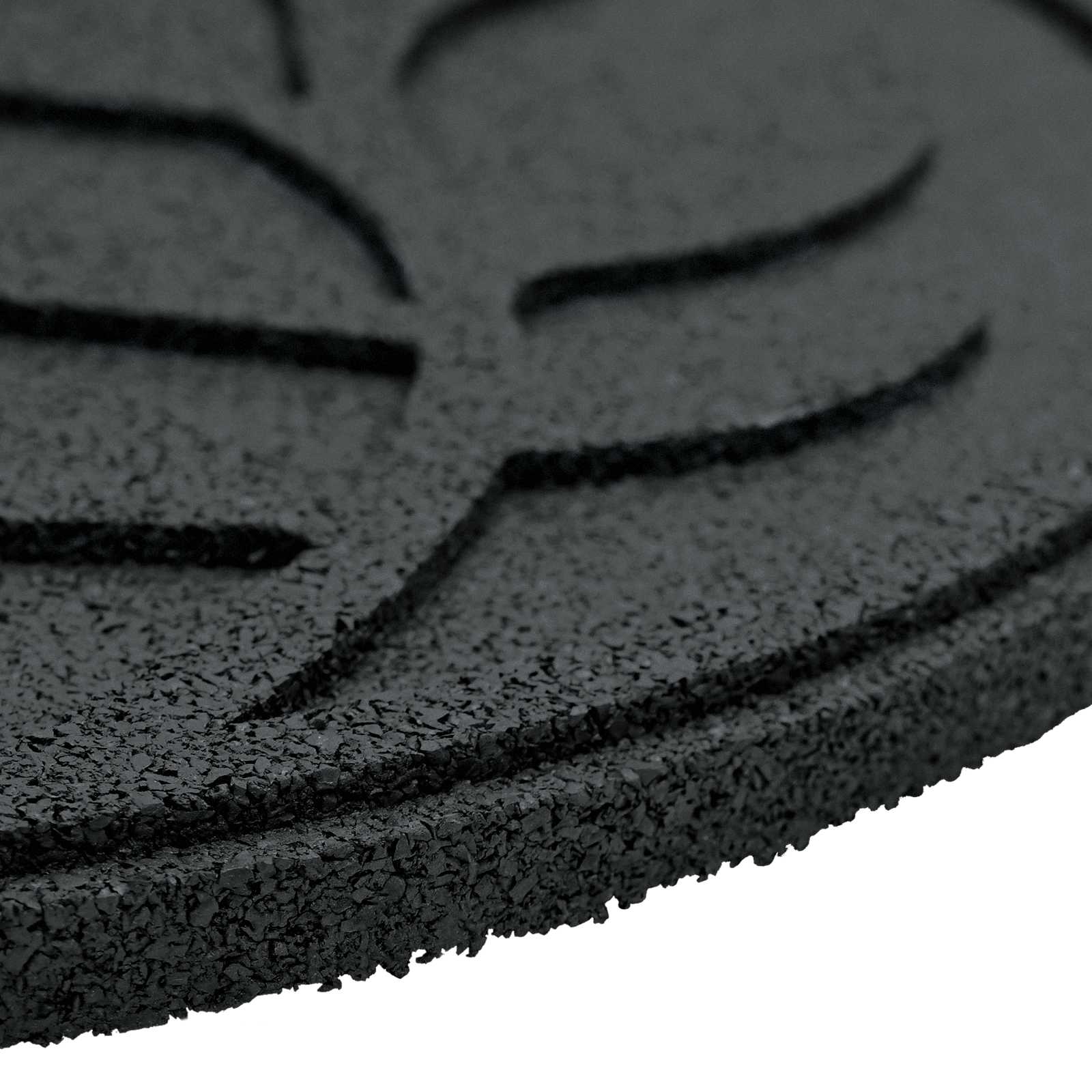 Pietra da Passo 6 pcs Nero Ø 44 x 2 cm Gomma | homemem39
