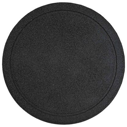 Pietra da Passo 6 pcs Nero Ø 44 x 2 cm Gomma