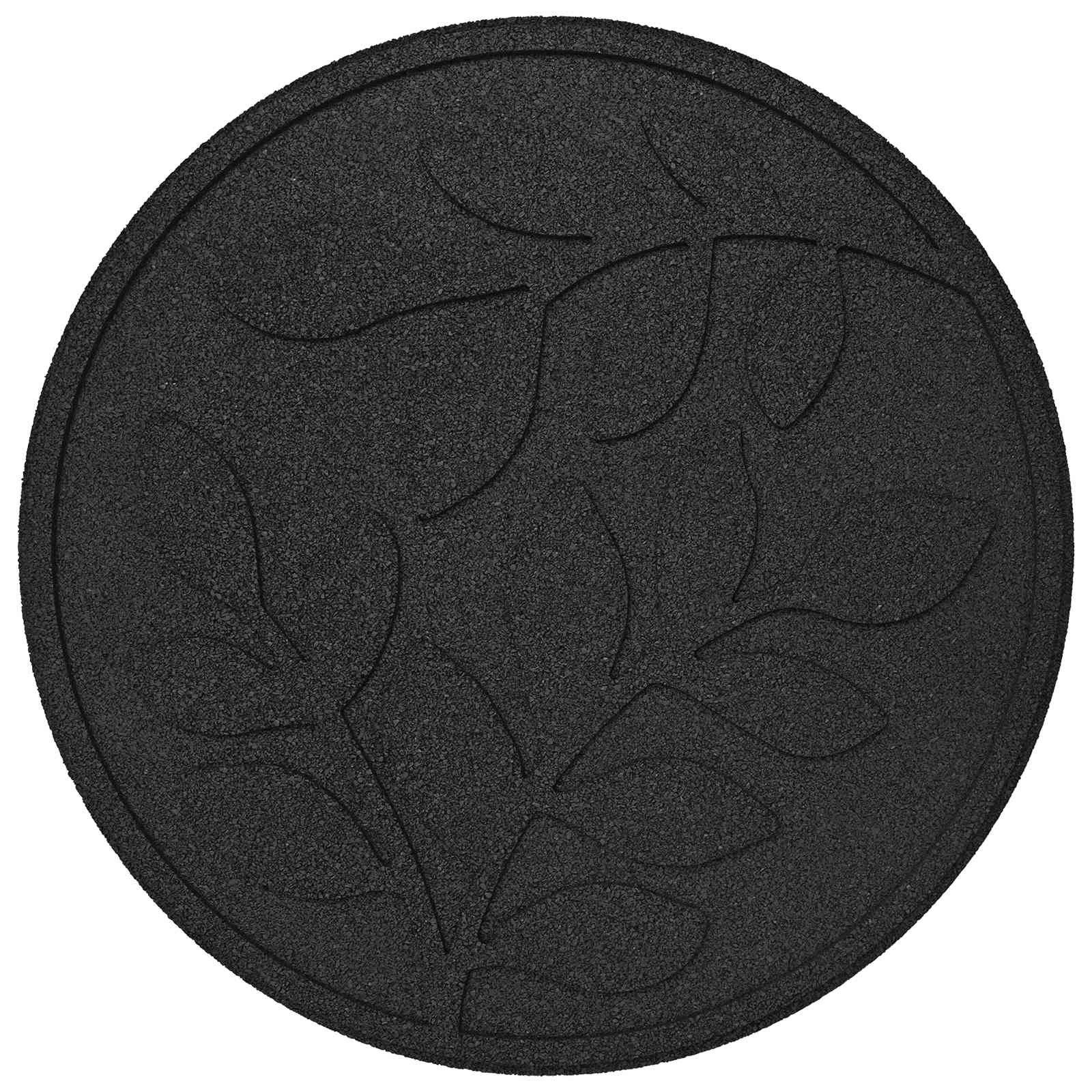 Pietra da Passo 6 pcs Nero Ø 44 x 2 cm Gomma | homemem39