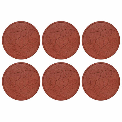 Pietra da Passo 6 pcs Rosso Ø 44 x 2 cm Gomma