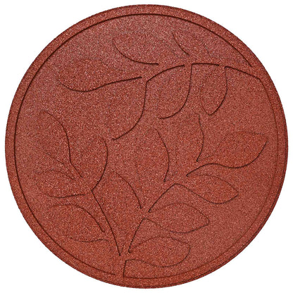 Pietra da Passo 6 pcs Rosso Ø 44 x 2 cm Gomma | homemem39