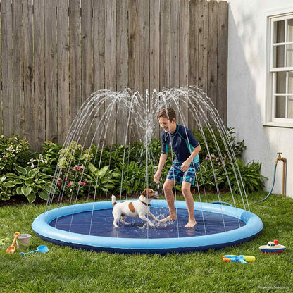 Piscina Splash per Bambini e Cani Blu Ø150 x 10 cm PVC | homemem39