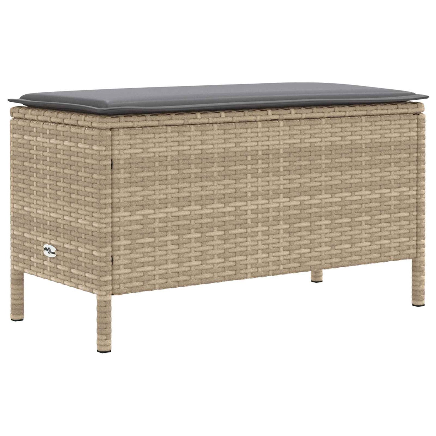 Set di Mobili 7 pcs Beige e Grigio Chiaro Rattan in PE | homemem39