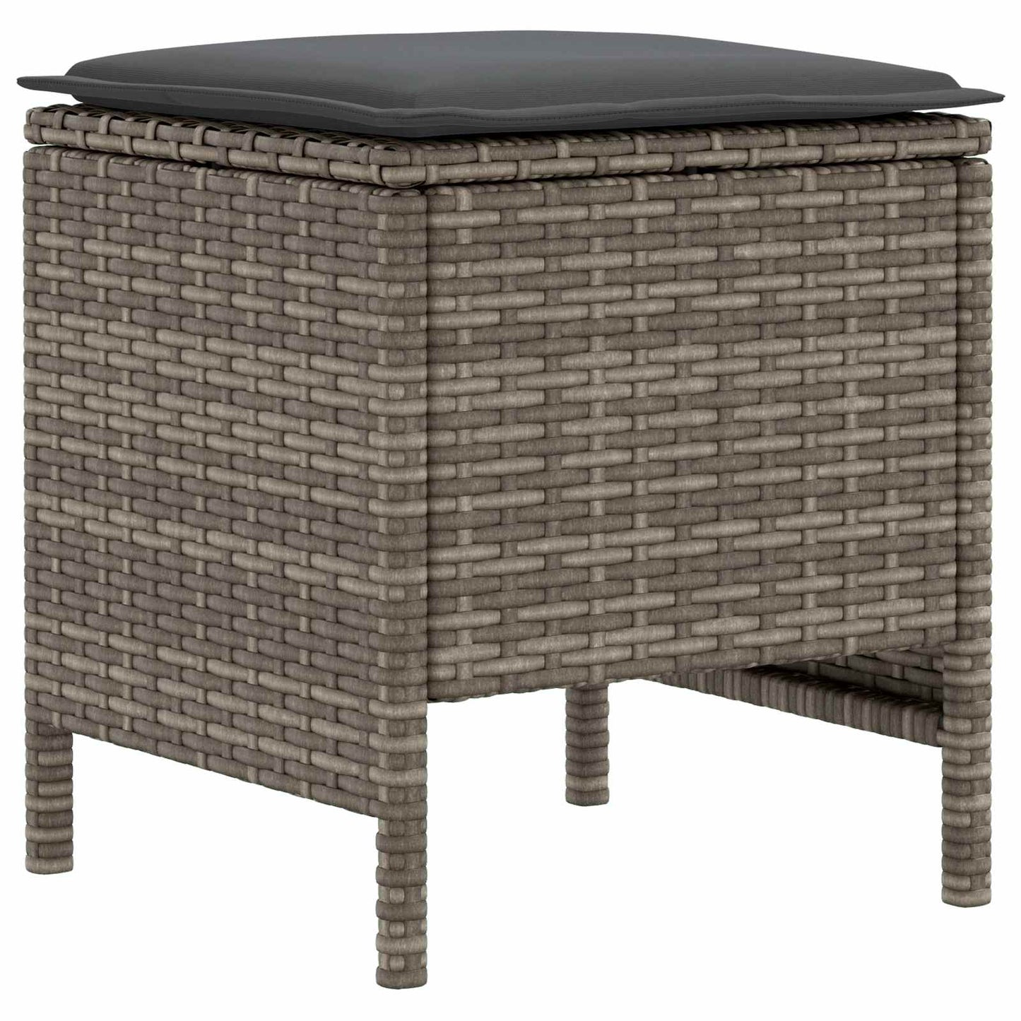 Set di Mobili 8 pcs Grigio e Grigio Scuro Rattan in PE | homemem39