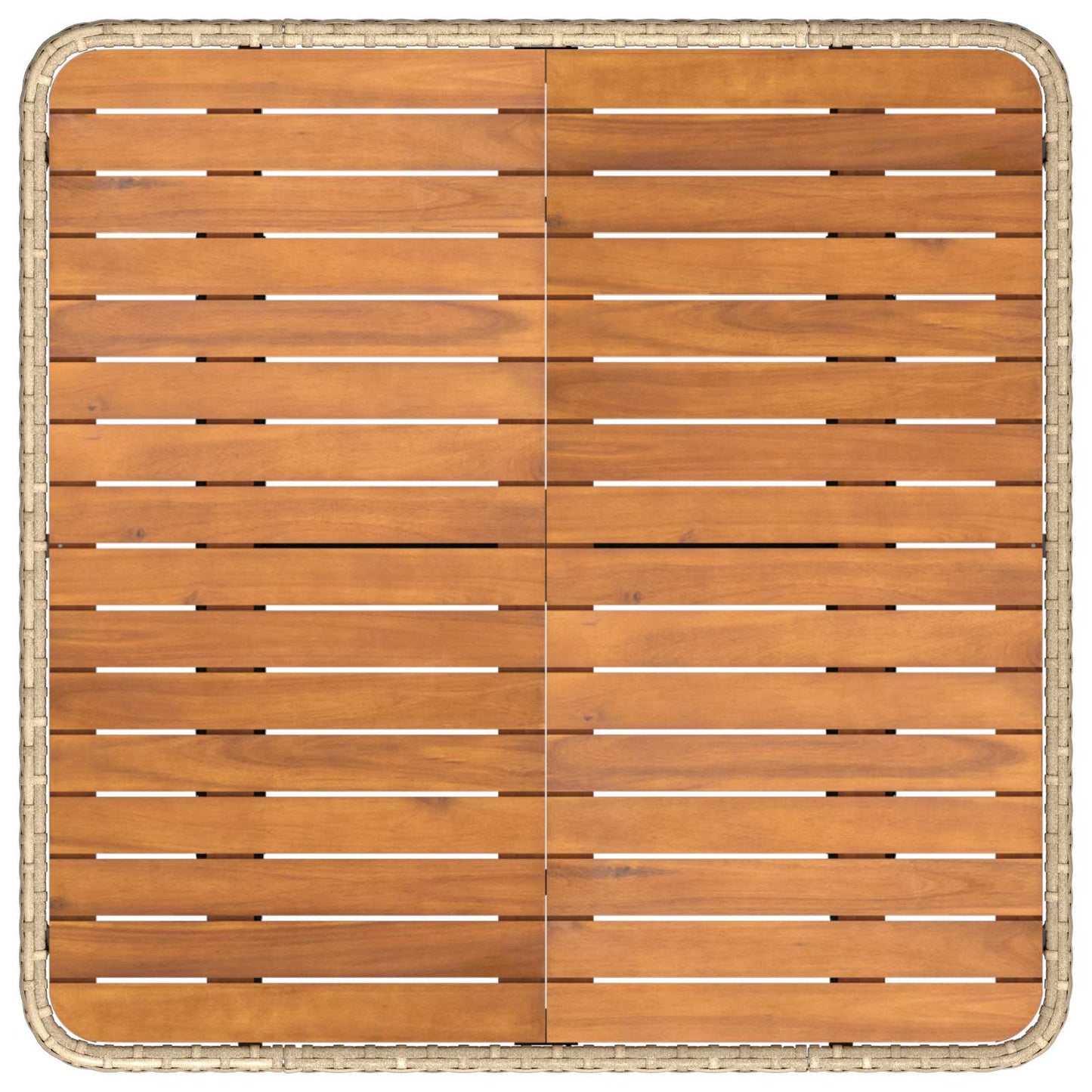 Set di Mobili con cuscino 8 pcs Beige e Crema Rattan in PE | homemem39