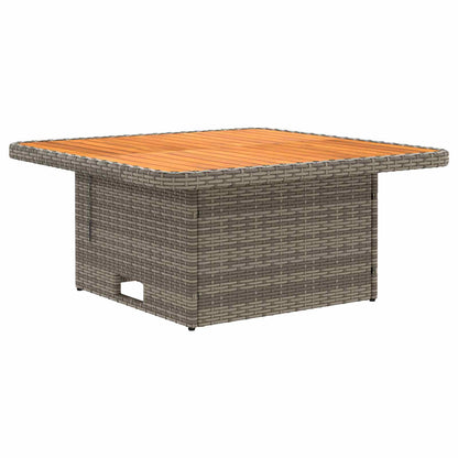 Set di Mobili con cuscino 8 pcs Grigio e Blu Navy Rattan in PE | homemem39
