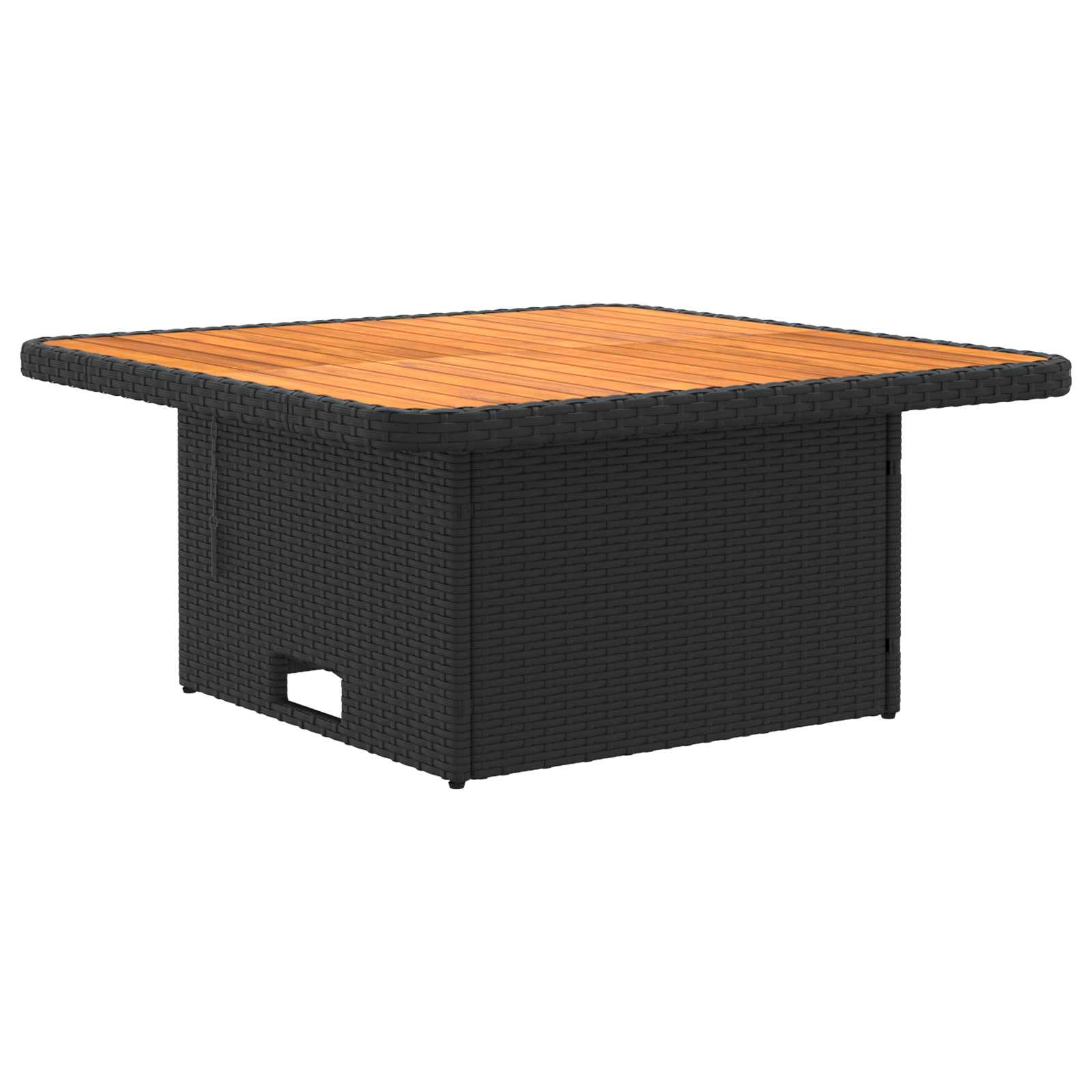 Set di Mobili con cuscino 5 pcs Nero e Crema Rattan in PE | homemem39