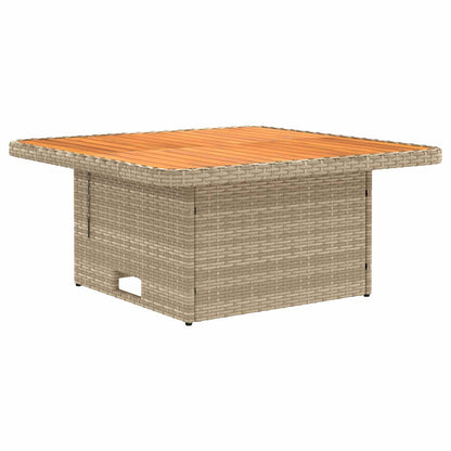 Set di Mobili con cuscino 7 pcs Beige e Crema Rattan in PE | homemem39
