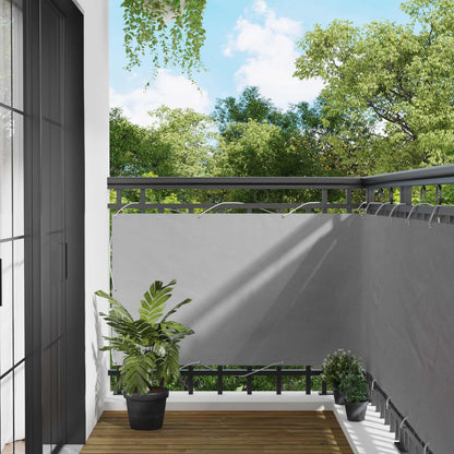 Schermo da balcone Grigio chiaro 100 x 300 cm Tessuto Oxford | homemem39