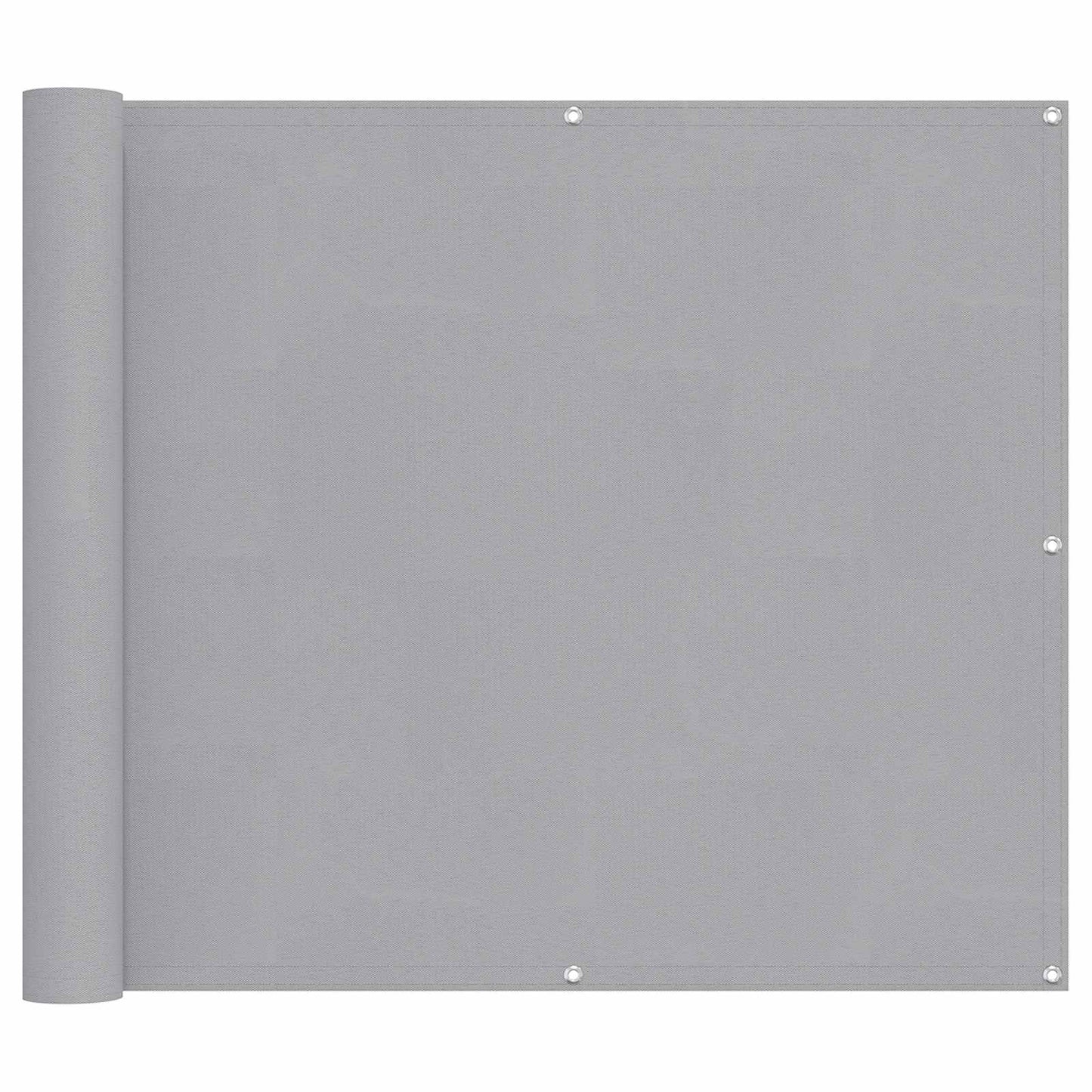 Schermo da balcone Grigio chiaro 100 x 400 cm Tessuto Oxford | homemem39