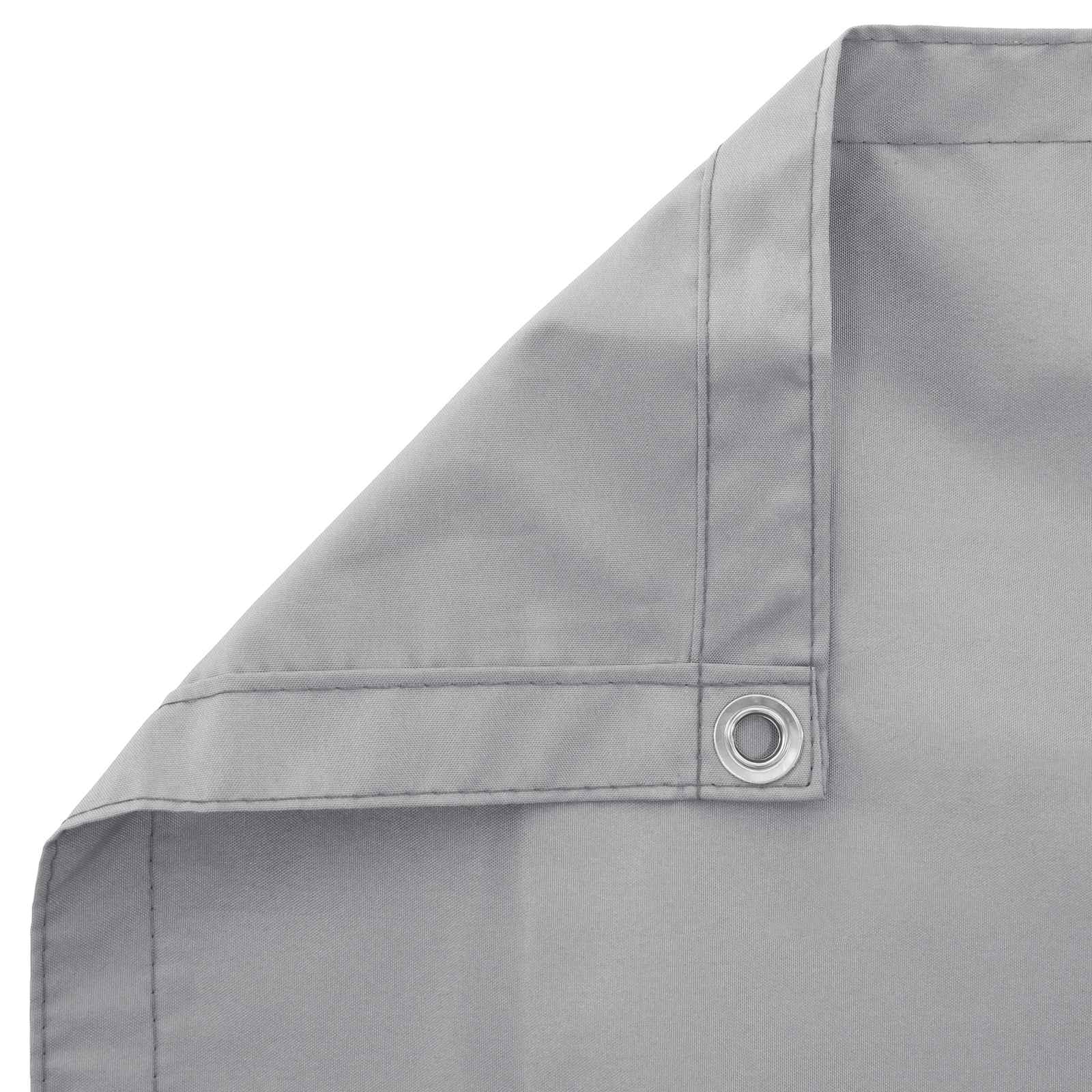 Schermo da balcone Grigio chiaro 100 x 500 cm Tessuto Oxford | homemem39