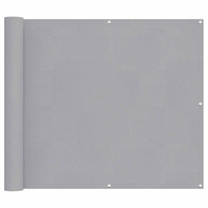 Schermo da balcone Grigio chiaro 100 x 500 cm Tessuto Oxford | homemem39