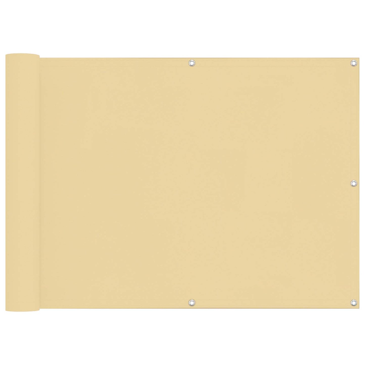 Schermo da balcone 75 x 200 cm Oxford alu rivestito in PU