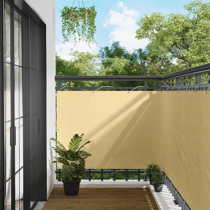Schermo da balcone Sabbia 110 x 800 cm Tessuto Oxford | homemem39