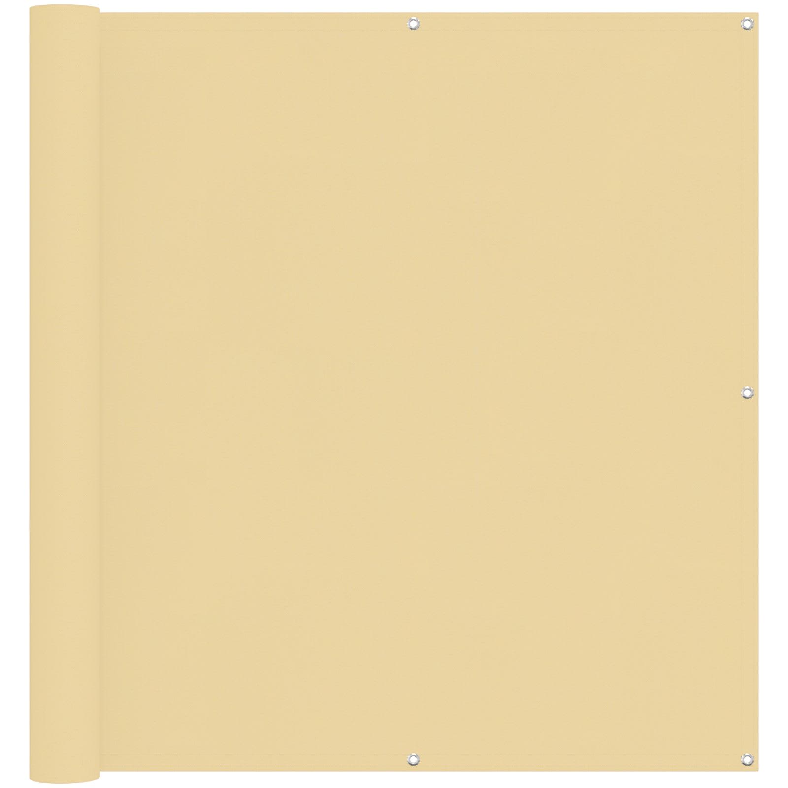 Schermo da balcone Sabbia 110 x 800 cm Tessuto Oxford | homemem39