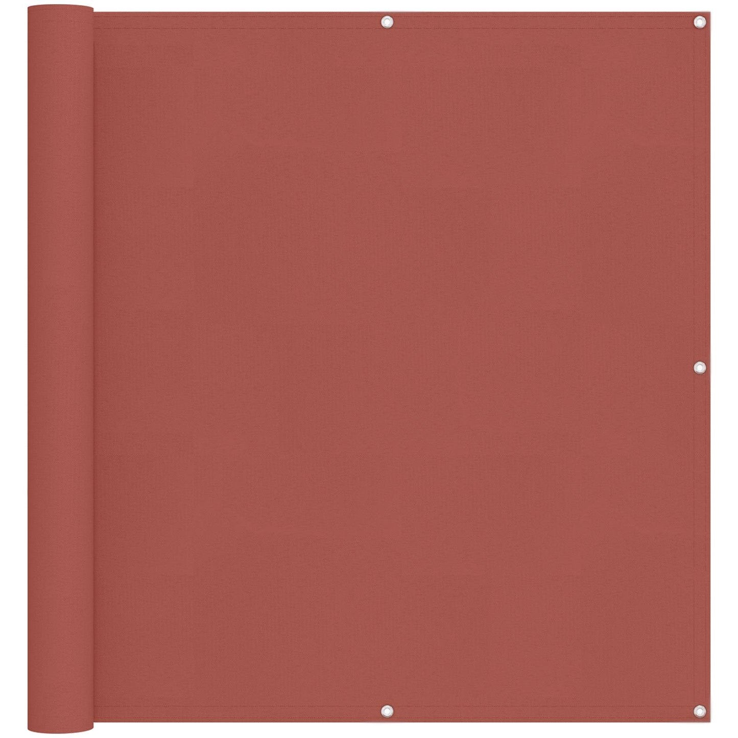 Schermo da balcone Terracotta 110 x 600 cm Tessuto Oxford