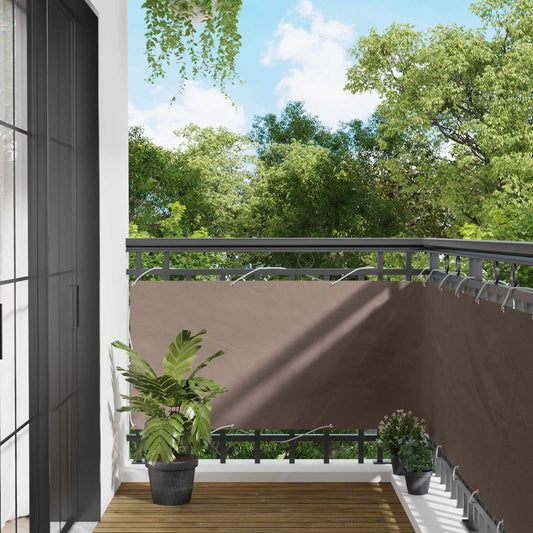 Schermo da balcone 75 x 200 cm Oxford alu rivestito in PU | homemem39