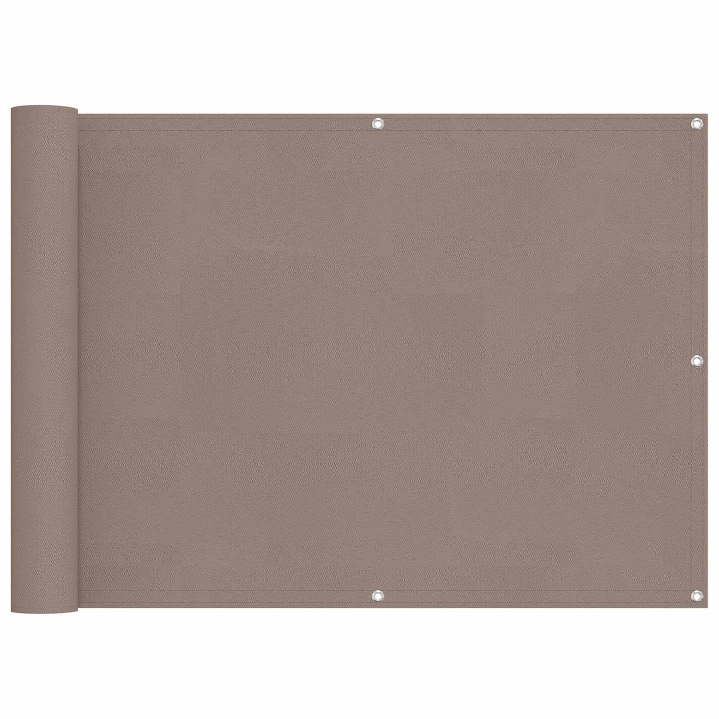 Schermo da balcone 75 x 200 cm Oxford alu rivestito in PU