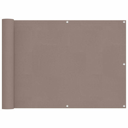 Schermo da balcone 75 x 200 cm Oxford alu rivestito in PU