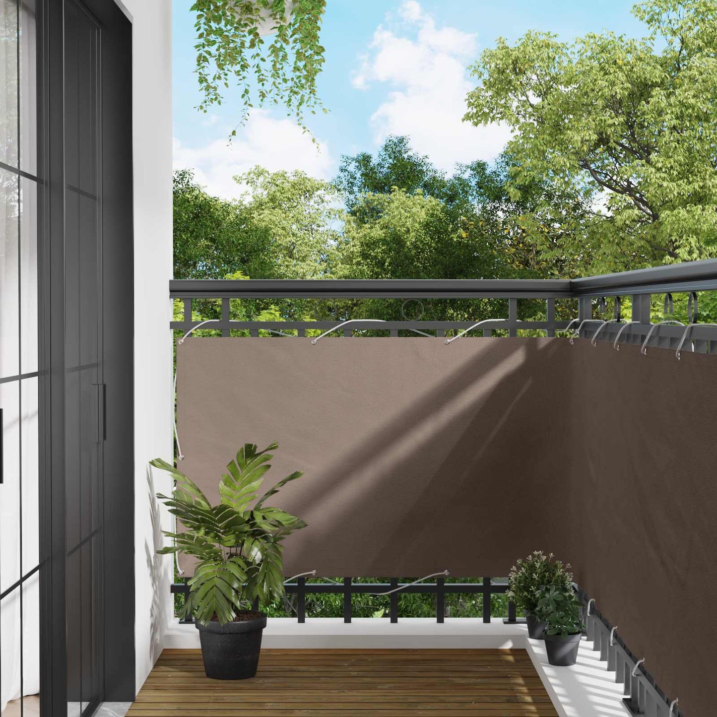 Schermo da balcone Talpa 100 x 500 cm Tessuto Oxford | homemem39