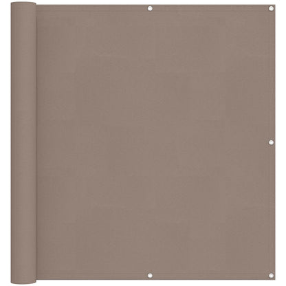 Schermo da balcone 120 x 200 cm Oxford alu rivestito in PU