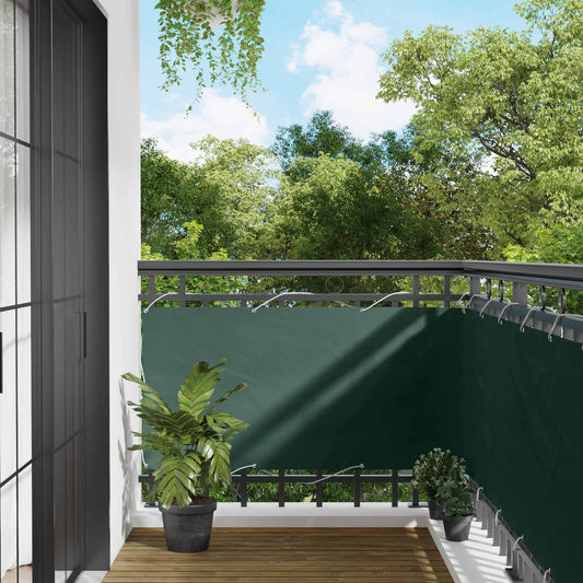 Schermo da balcone 75 x 200 cm Oxford alu rivestito in PU | homemem39
