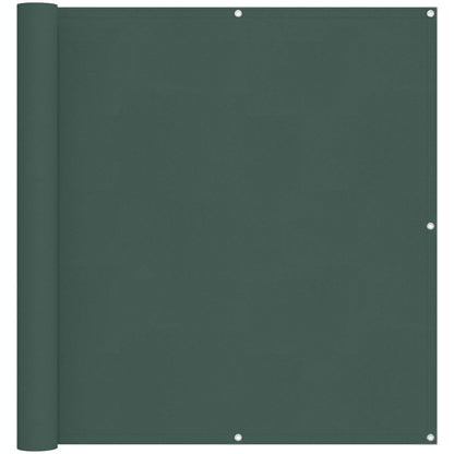 Schermo da balcone Verde Scuro 110 x 200 cm Tessuto Oxford | homemem39