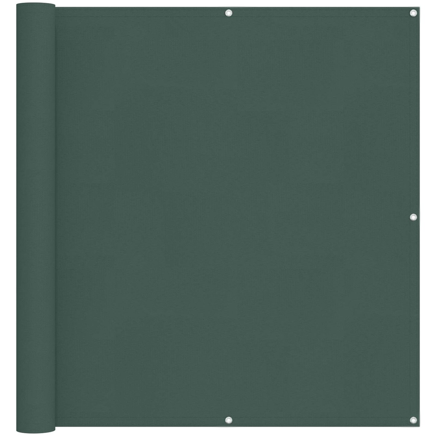 Schermo da balcone Verde Scuro 120 x 200 cm Tessuto Oxford