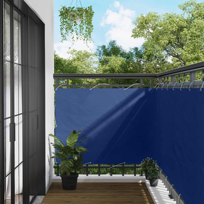 Schermo da balcone Blu 110 x 200 cm Tessuto Oxford