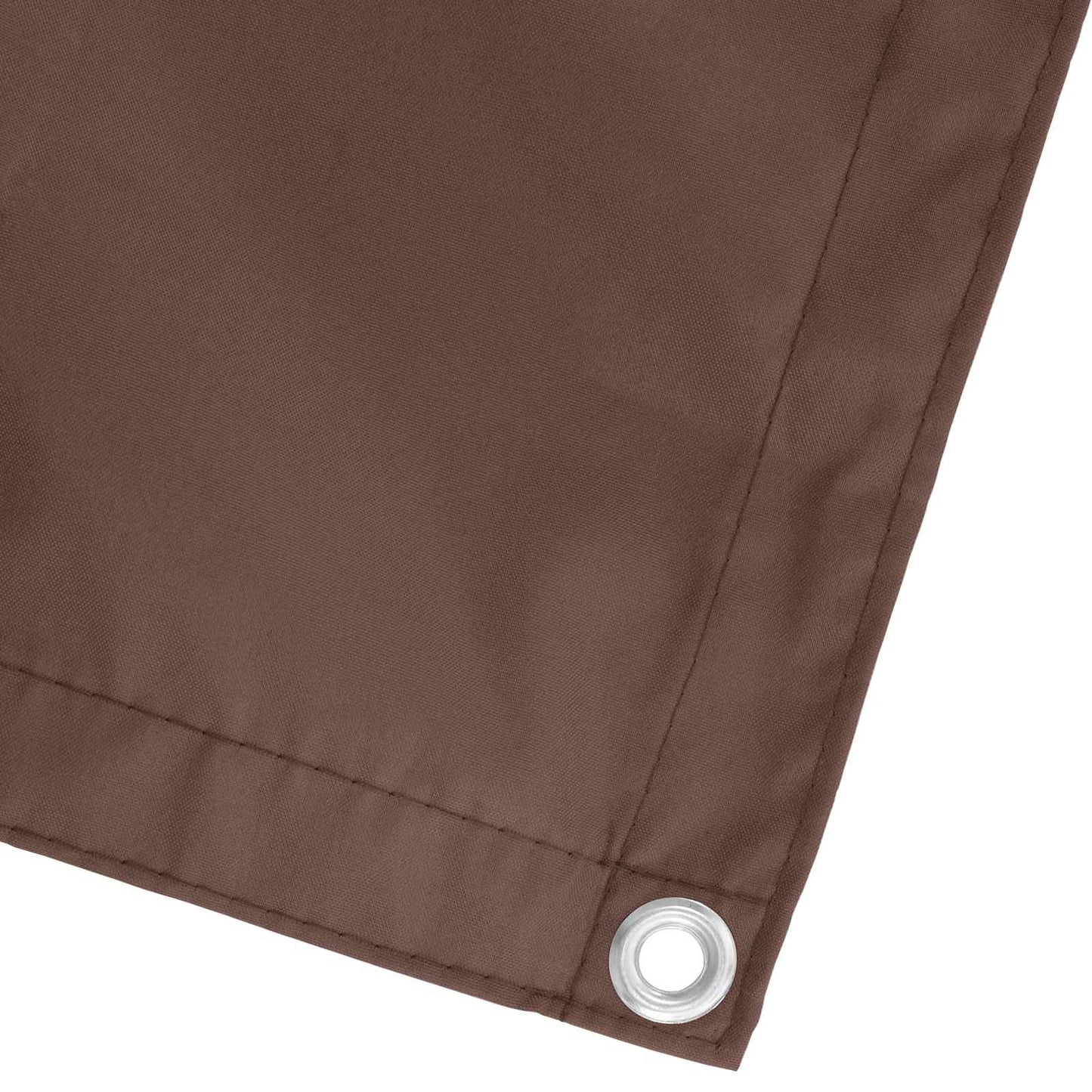 Schermo da balcone Marrone 100 x 400 cm Tessuto Oxford | homemem39