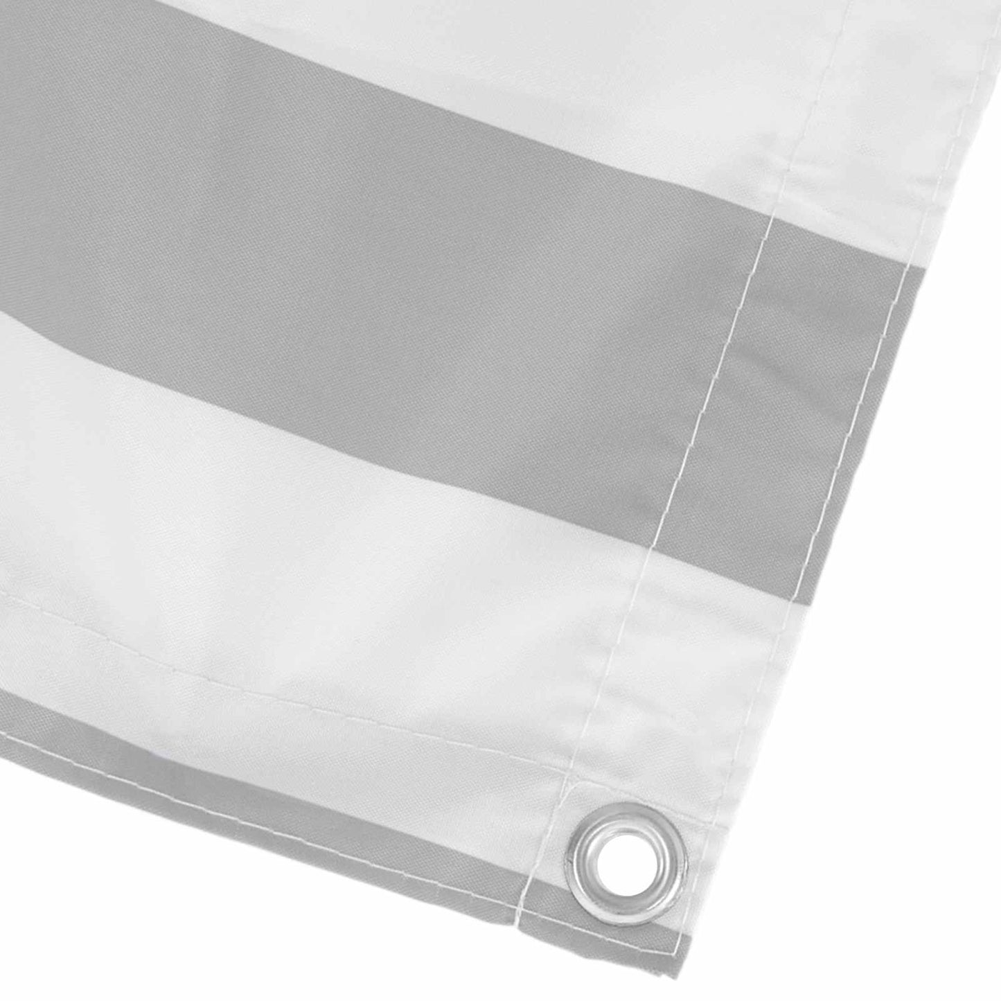 Schermo da balcone Grigio chiaro e bianco 110 x 300 cm | homemem39