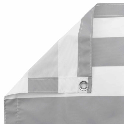 Schermo da balcone Grigio chiaro e bianco 110 x 600 cm | homemem39