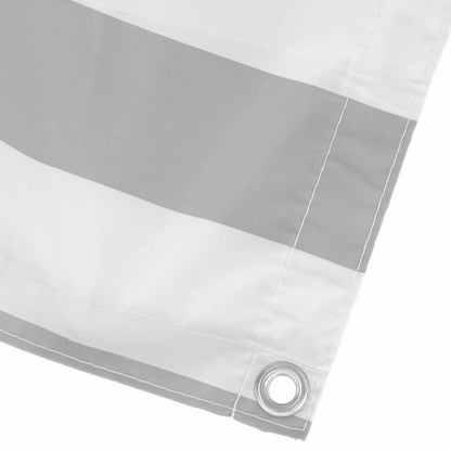 Schermo da balcone Grigio chiaro e bianco 120 x 400 cm | homemem39