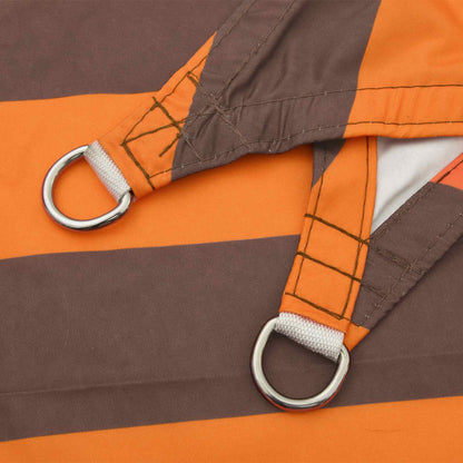Vela da ombra solare Arancione e Marrone 3 x 3 m