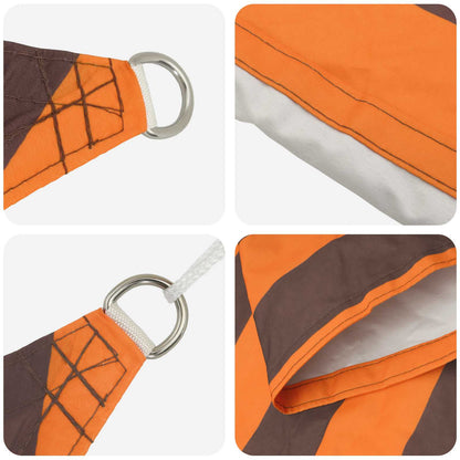 Vela da ombra solare Arancione e Marrone 4,5 x 4,5 m | homemem39