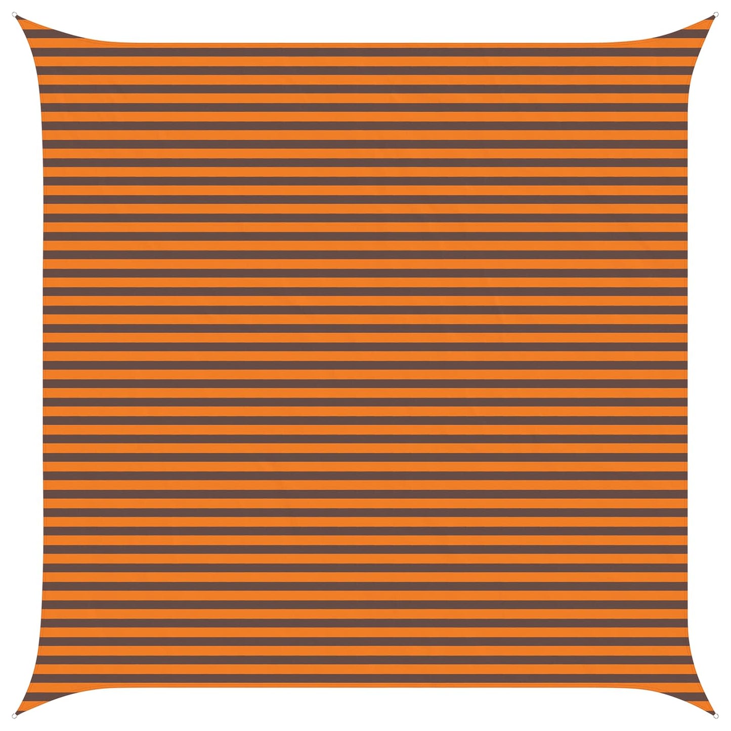 Vela da ombra solare Arancione e Marrone 5 x 5 m | homemem39