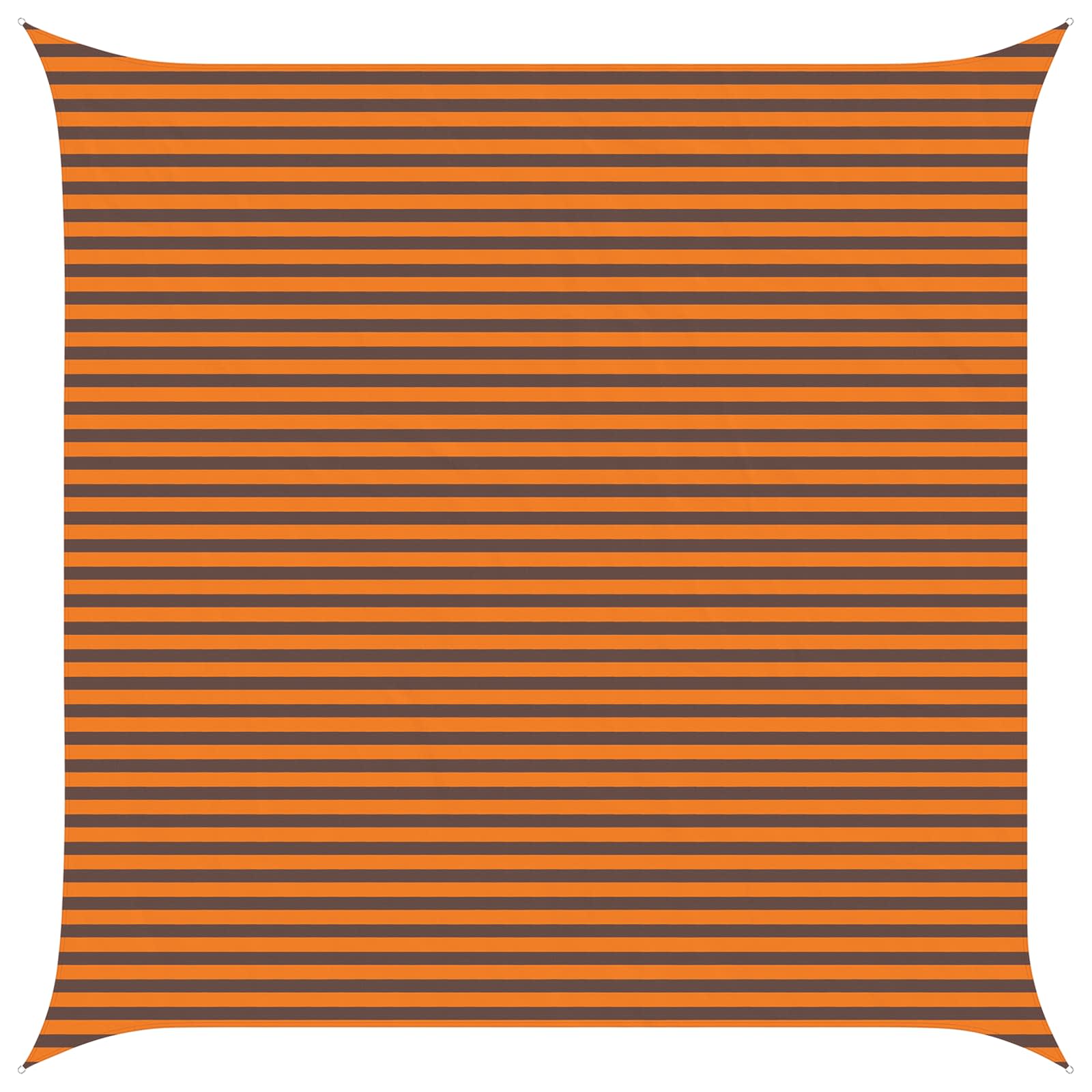 Vela da ombra solare Arancione e Marrone 5 x 5 m | homemem39