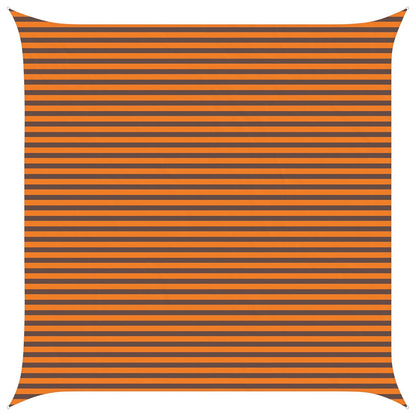 Vela da ombra solare Arancione e Marrone 5 x 5 m