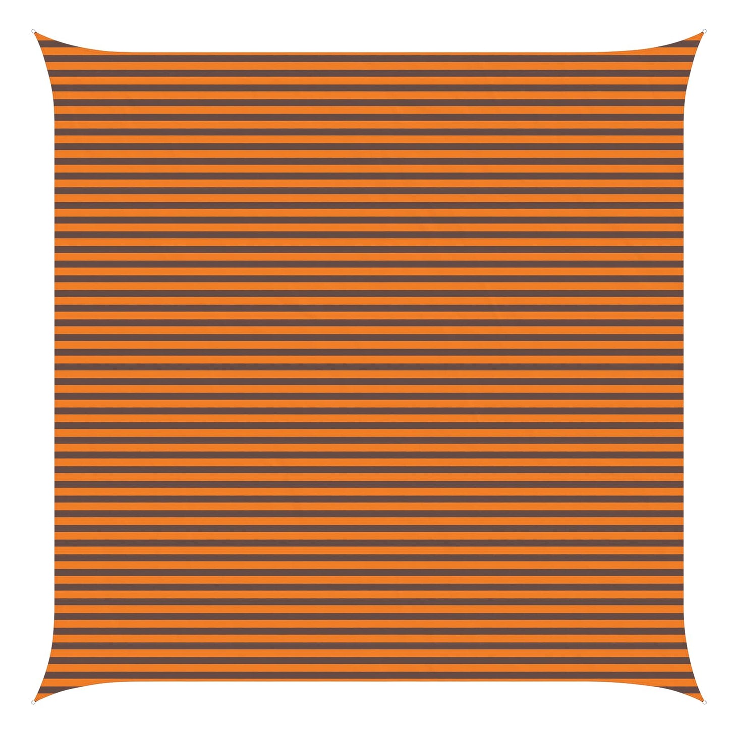 Vela da ombra solare Arancione e Marrone 6 x 6 m