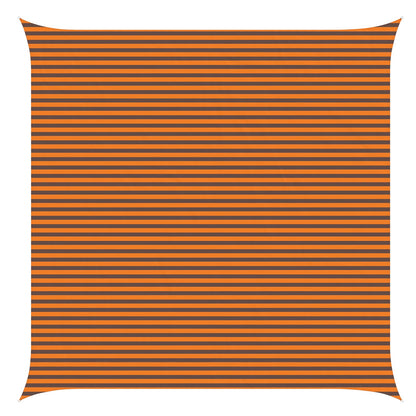 Vela da ombra solare Arancione e Marrone 6 x 6 m