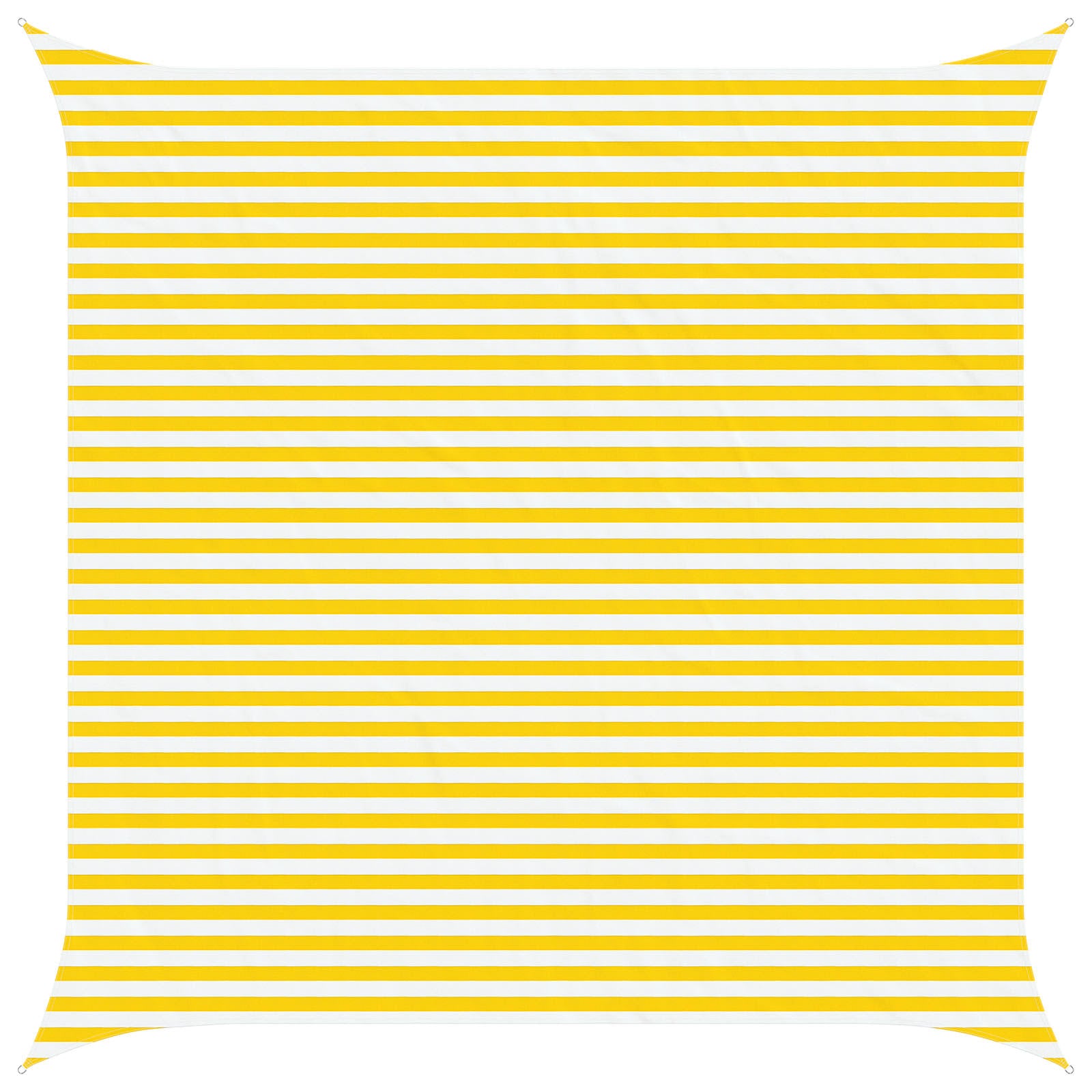 Vela da ombra solare Giallo e Bianco 4,5 x 4,5 m | homemem39