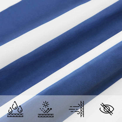 Vela da ombra solare Blu e Bianco 4,5 x 4,5 m | homemem39