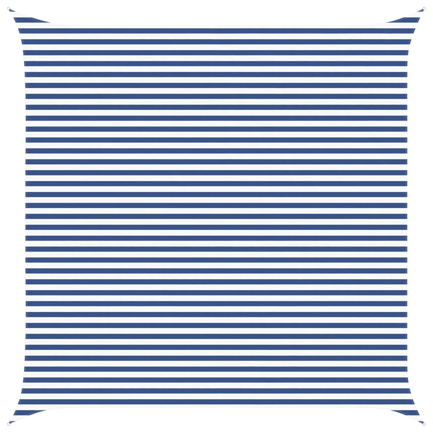Vela da ombra solare Blu e Bianco 5 x 5 m