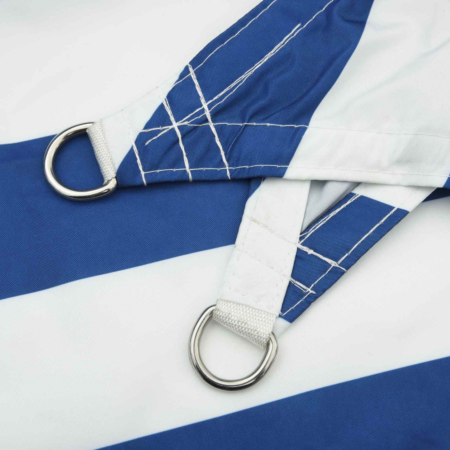 Vela da ombra solare Blu e Bianco 6 x 6 m | homemem39