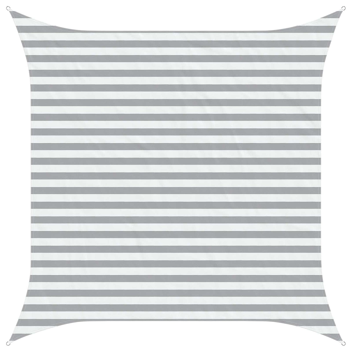 Vela da ombra solare Grigio chiaro e bianco 3 x 3 m | homemem39