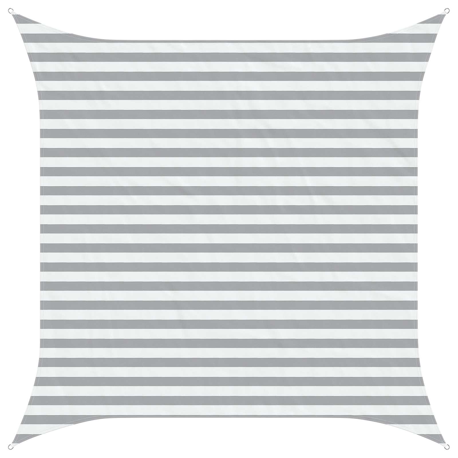 Vela da ombra solare Grigio chiaro e bianco 3 x 3 m | homemem39