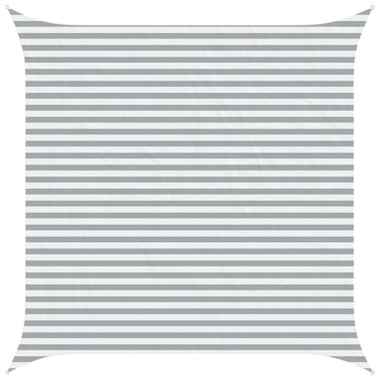 Vela da ombra solare Grigio chiaro e bianco 4 x 4 m | homemem39
