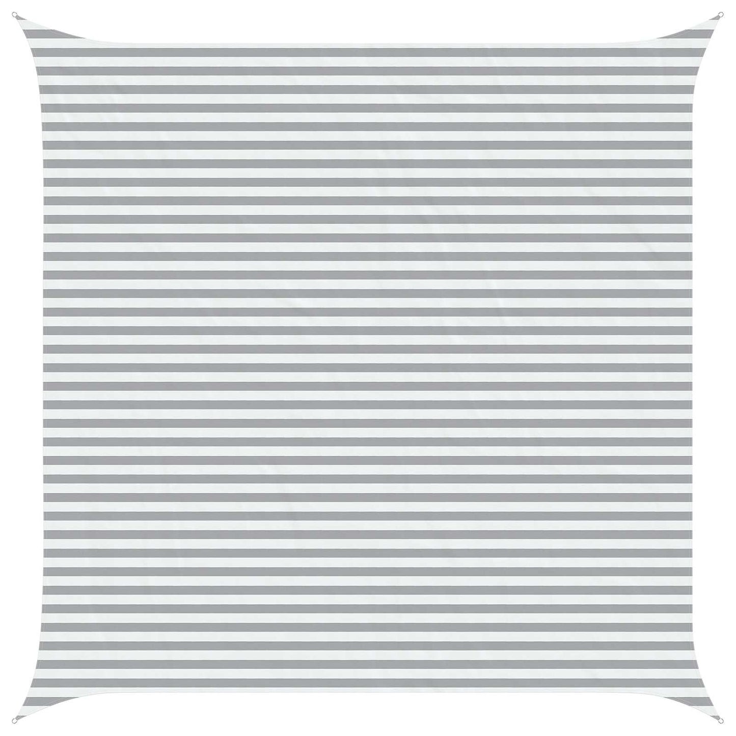 Vela da ombra solare Grigio chiaro e bianco 5 x 5 m | homemem39